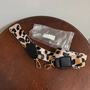 Pink Leopard Purse Strap
